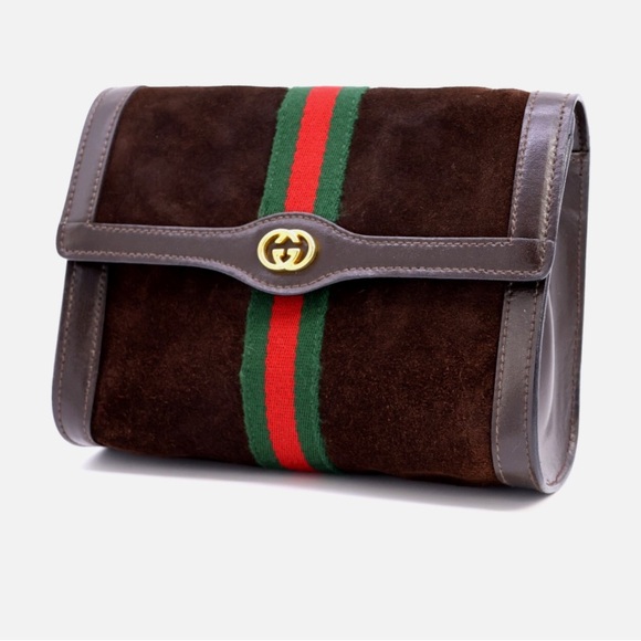 Gucci Handbags - Gucci Vintage Sherry Clutch Bag